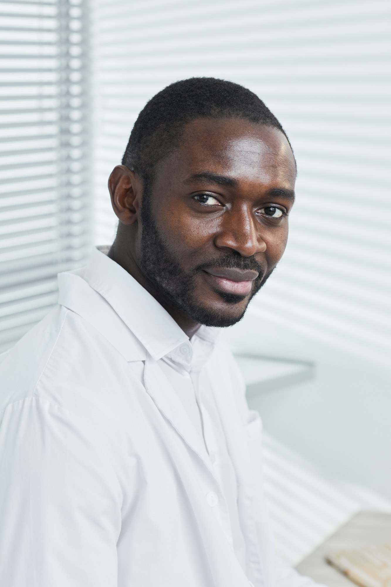 African doctor at hospital